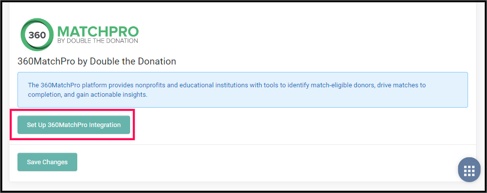 Double the Donation setup360